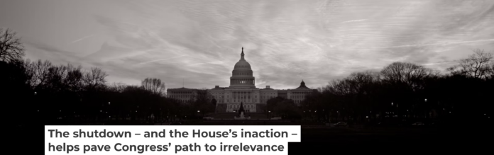 Where’s Congress? The institution is unwilling to assert itself as an equal branch of government. 4X6, iStock/Getty Images Plus